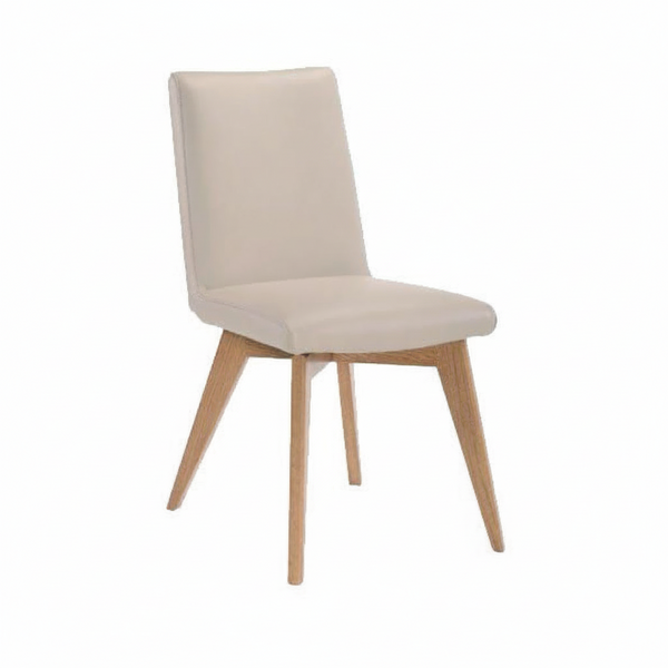 Marsden : Dining Chair Light Mocha Leather