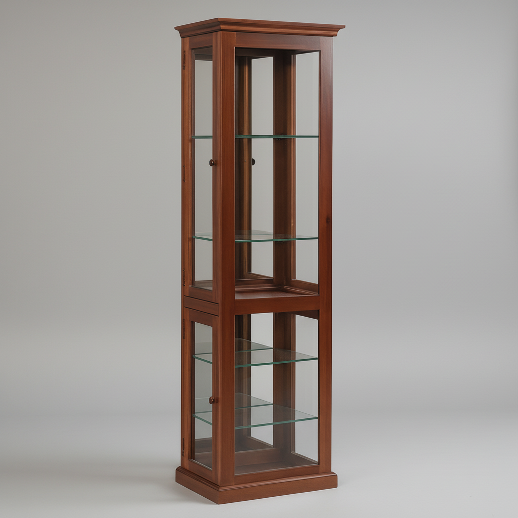Mary : Display Cabinet Walnut