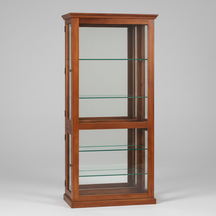 May : Large Display Cabinet Walnut