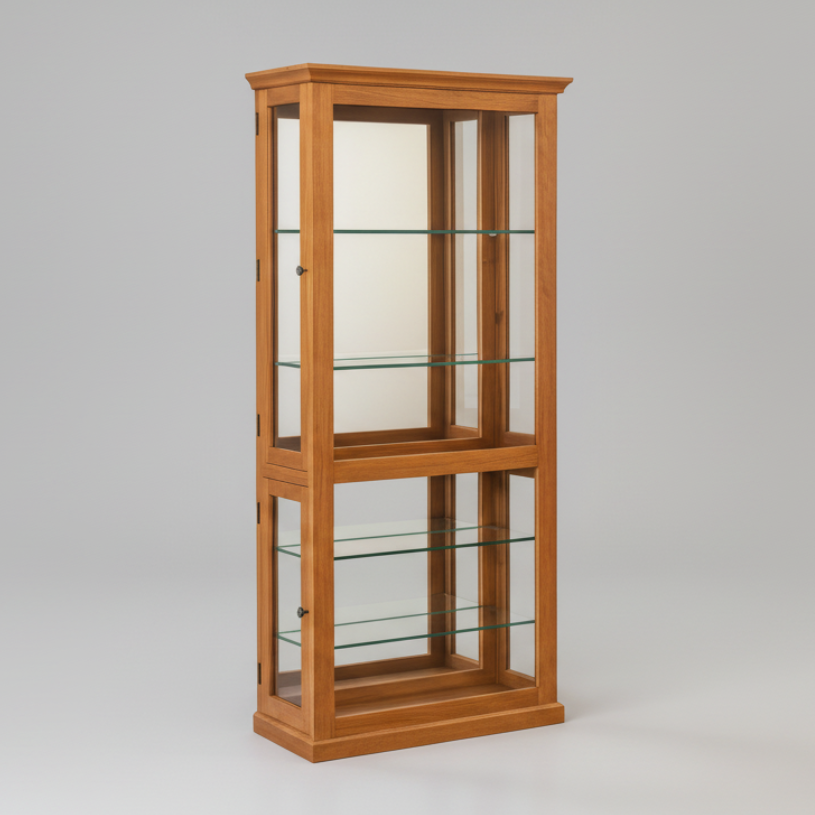 May : Large Display Cabinet Blackwood