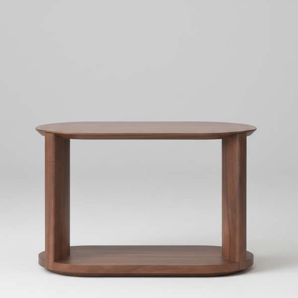 Meko : Round Coffee Table Walnut