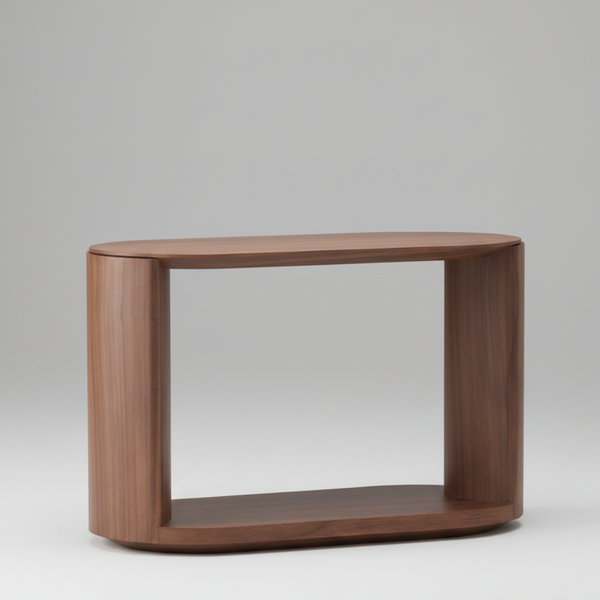 Meko : Round Coffee Table Walnut