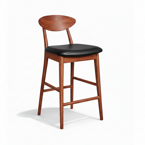 Moon : Bar Stool Antique Maple Wood