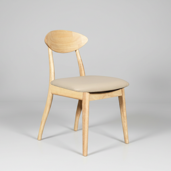 Moon : Dining Chair Natural Frame