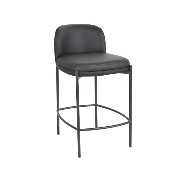 Moritz : Bar Stool Black Fabric