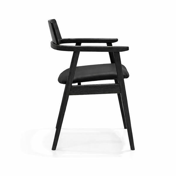 Muri : Dining Chair in Satin Black