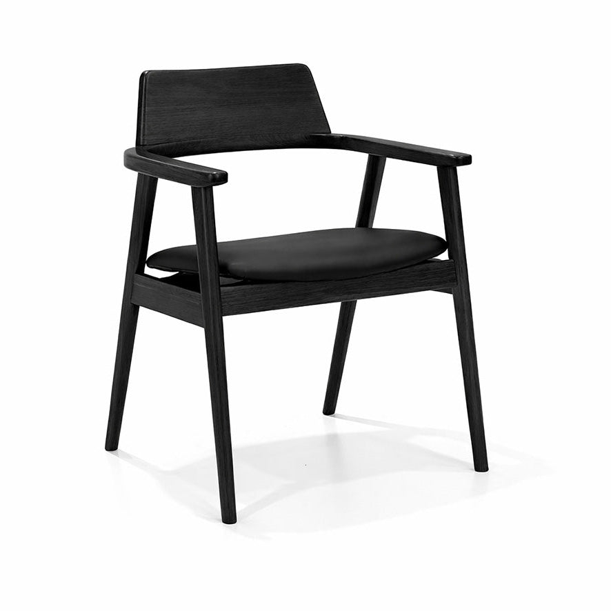 Muri : Dining Chair in Satin Black