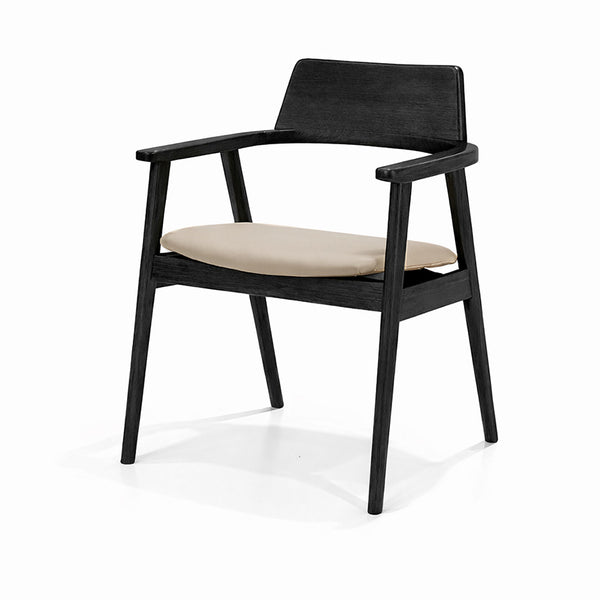 Muri : Dining Chair in Satin Black