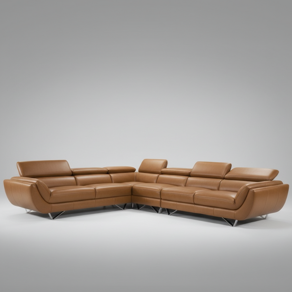 Natalie : Tan Leather Corner