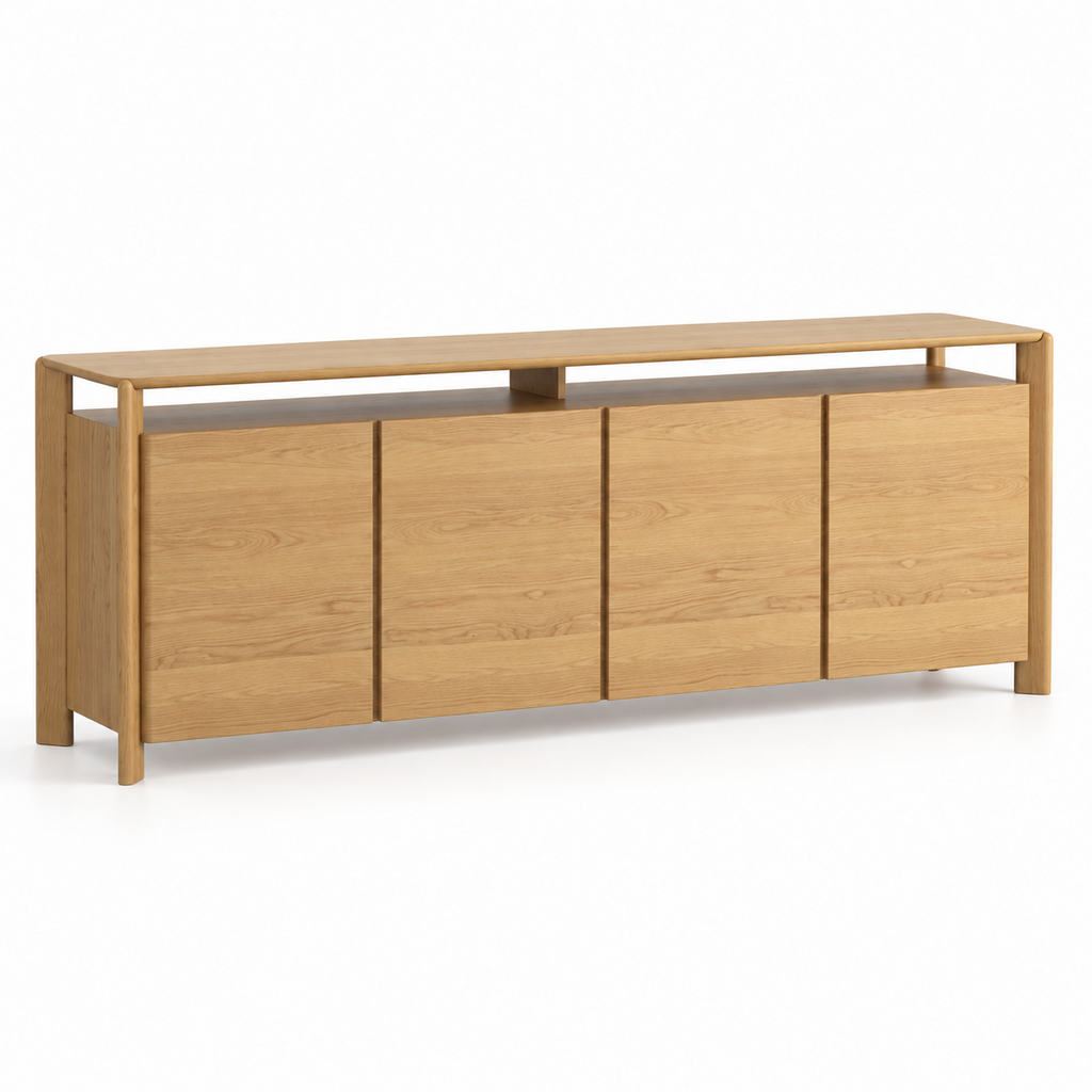 Aries : Buffet Cabinet 2.0m American Oak Timber