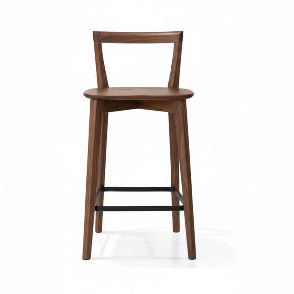 Oslo : Bar Stool Blackwood Timber Seat