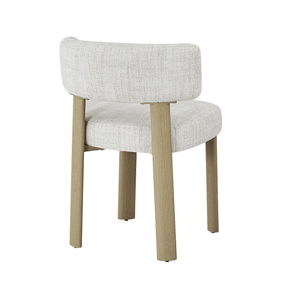 Palermo: Dining Chair Natural Mist Grey Fabric