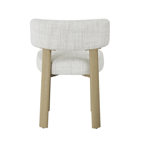 Palermo: Dining Chair Natural Mist Grey Fabric