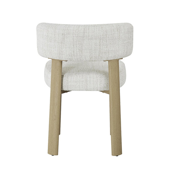 Palermo: Dining Chair Natural Mist Grey Fabric