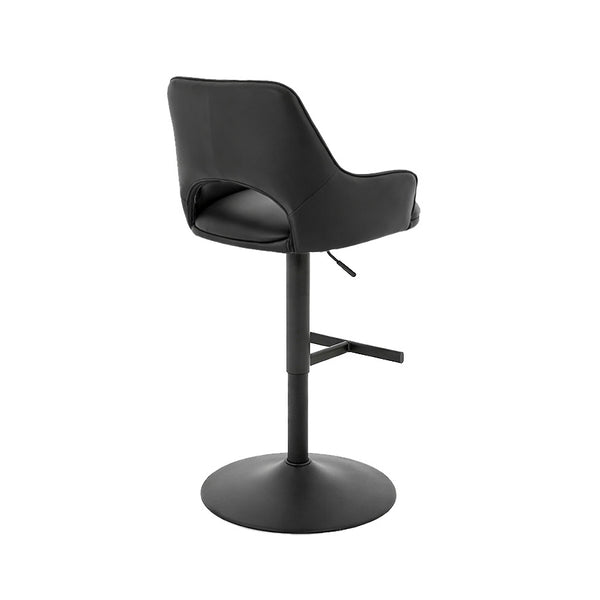 Petra : Bar Stool Black Pu