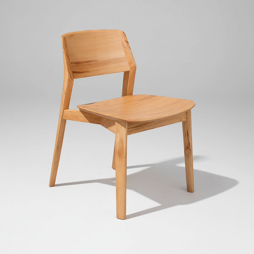 Torre : Dining Chair Blackbutt / Timber Seat
