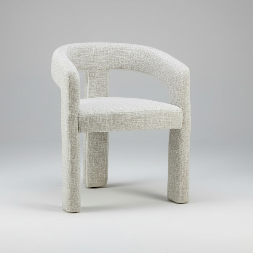 Princeton : Dining Chair Natural Fabric