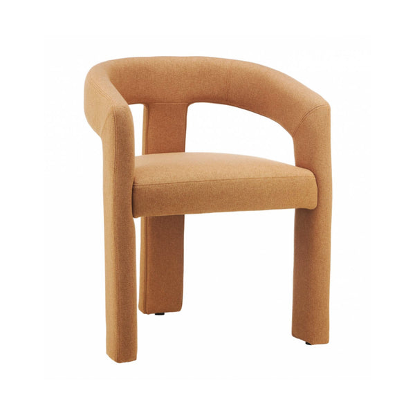 Princeton : Dining Chair Orange Fabric