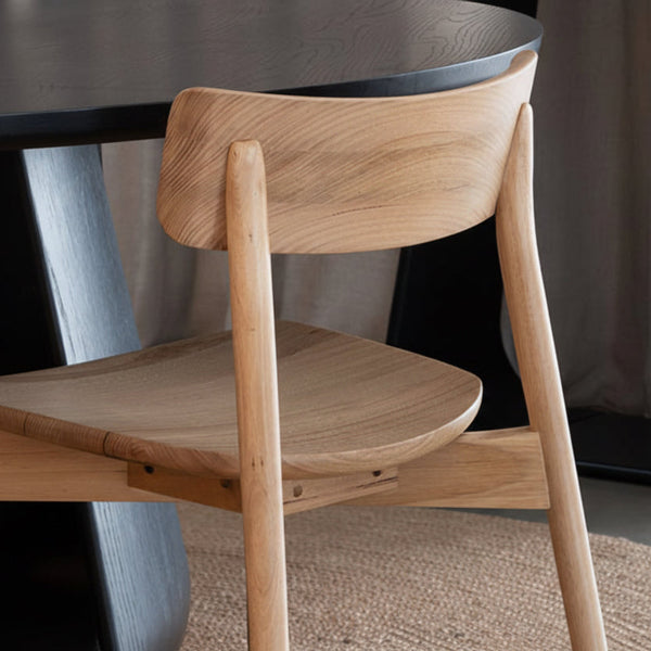 Ridley : Dining Chair Messmate Timber Solid Seat