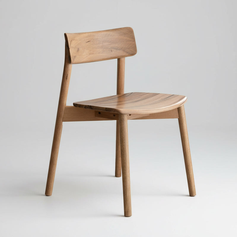 Ridley : Dining Chair Marri Timber Solid Seat