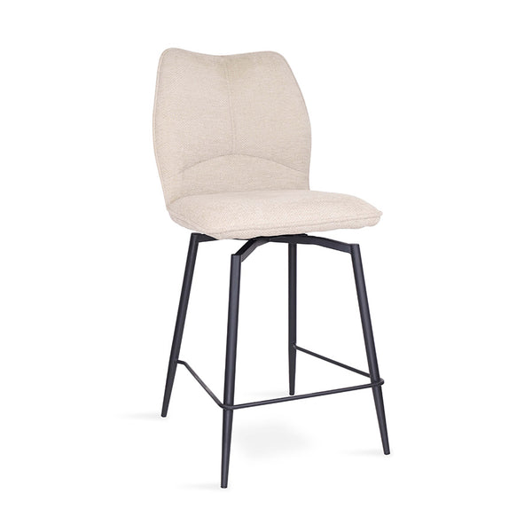 Sable : Bar Stool Beige Fabric