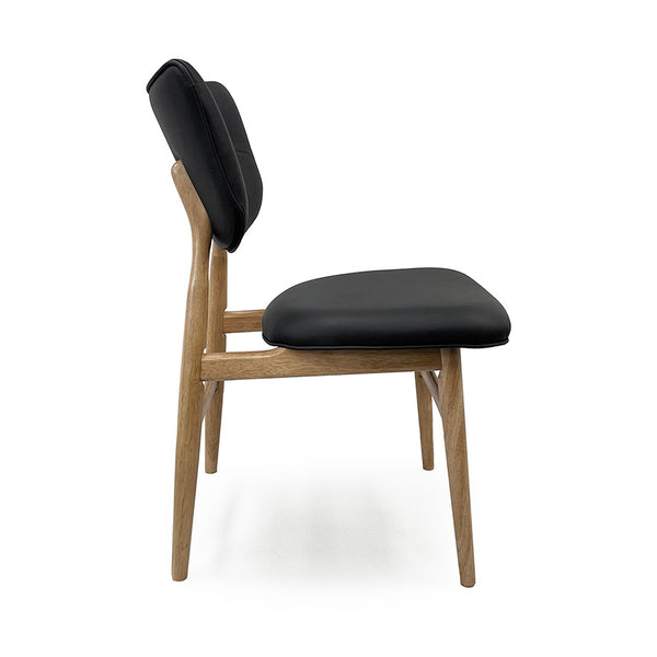 Scandi Dining Chair Leather