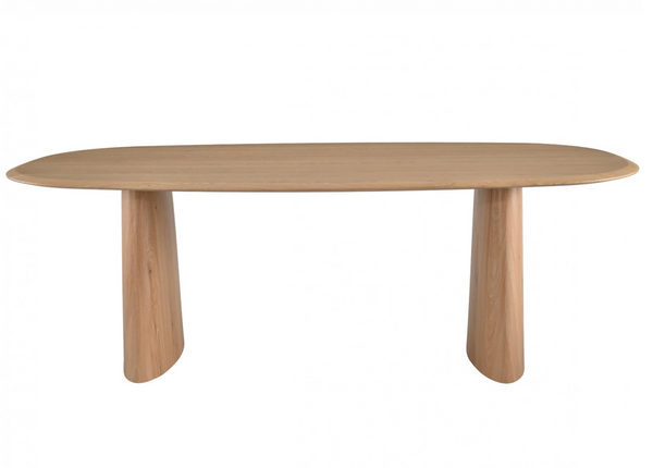 Solaro : Oval Dining Table Natural Oak & Bosino Chairs