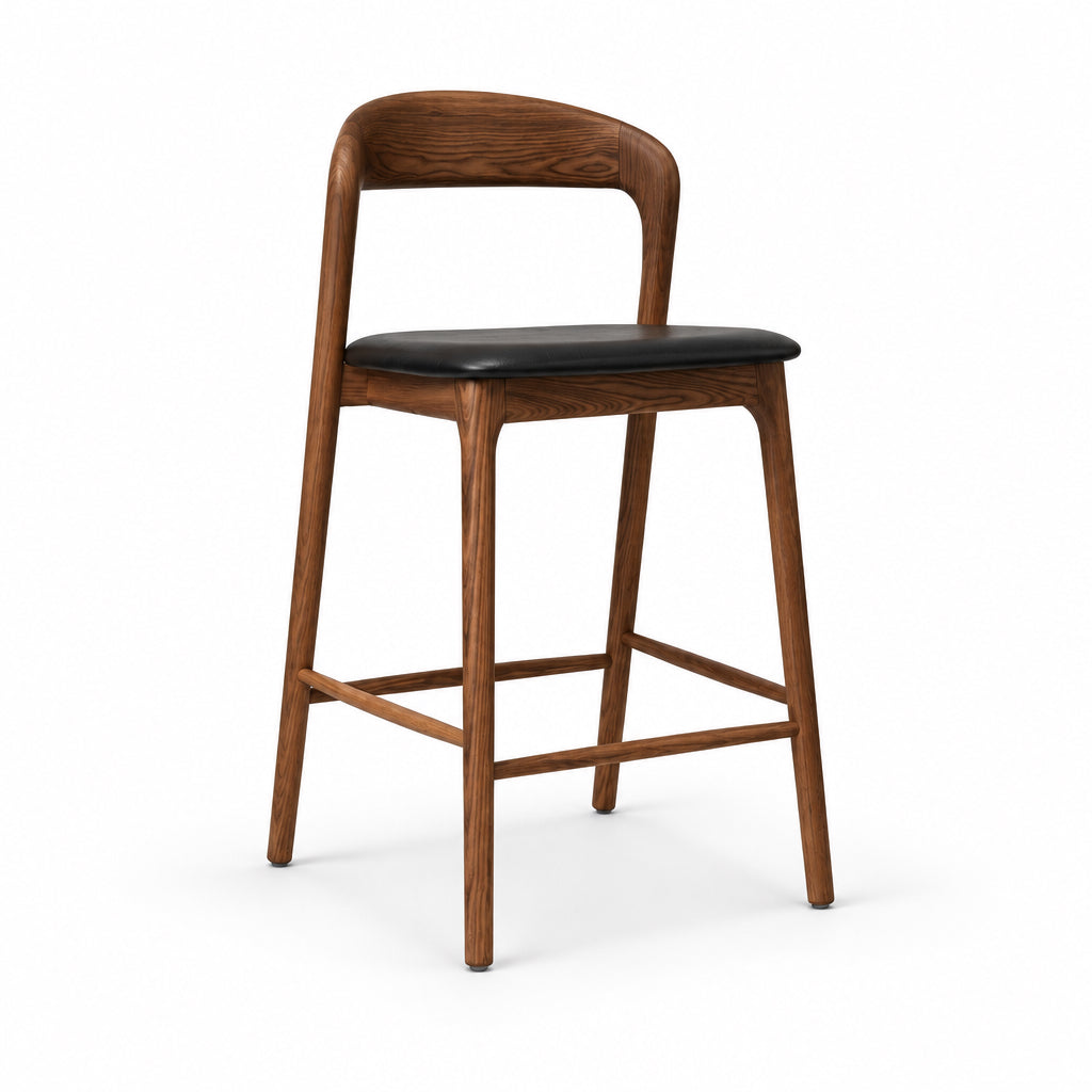 Shannen : Bar Stool Walnut