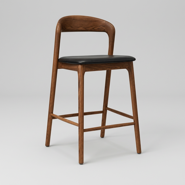 Shannen : Bar Stool Walnut