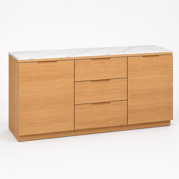 Shepparton : Buffet Cabinet Messmate 1.5m Ceramic Top