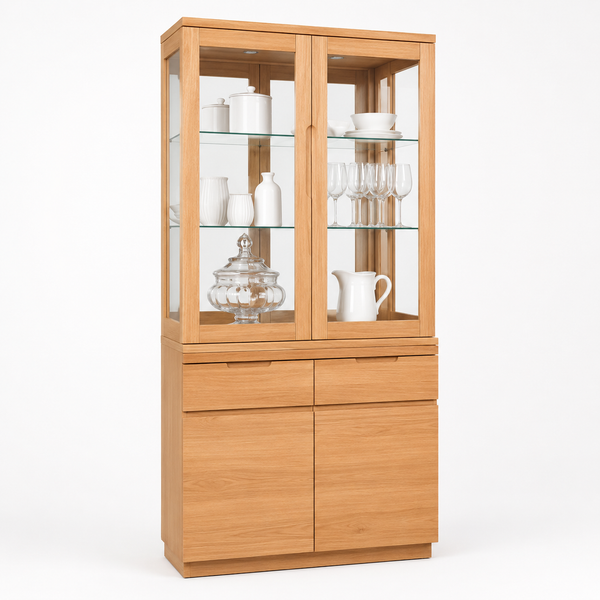 Shepparton : Buffet & Hutch Cabinet Messmate 1m