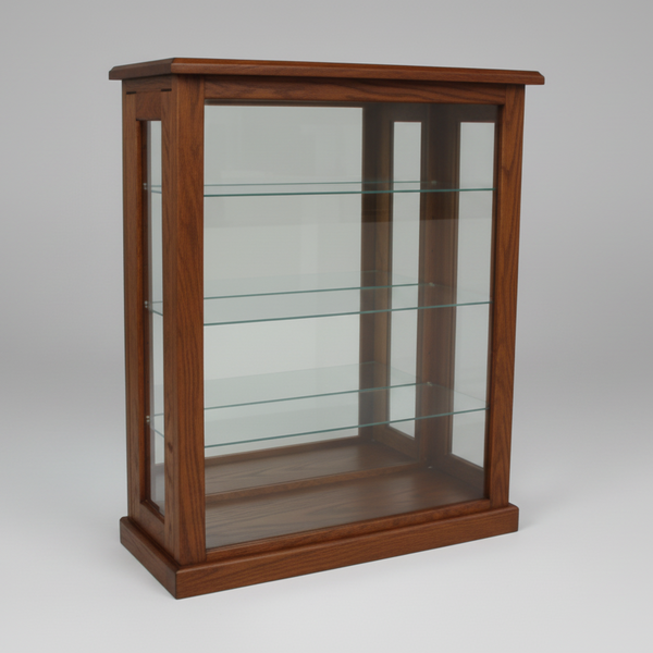Sky : Half Display Cabinet Walnut