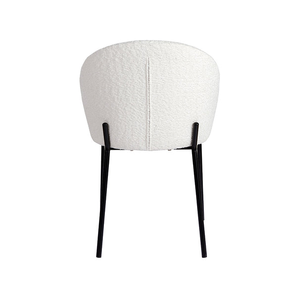 Sofia : Dining Chair Ivory Fabric