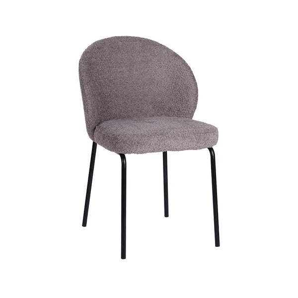 Sofia : Dining Chair Pewter Fabric