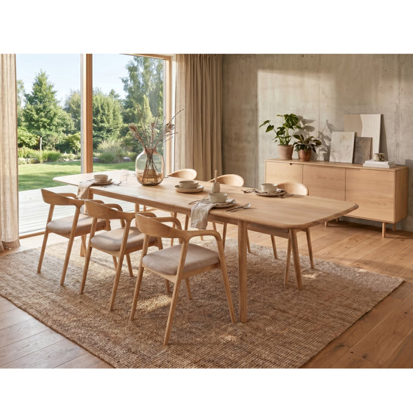 Sano : Double Extension Dining Table & Bosino Chairs