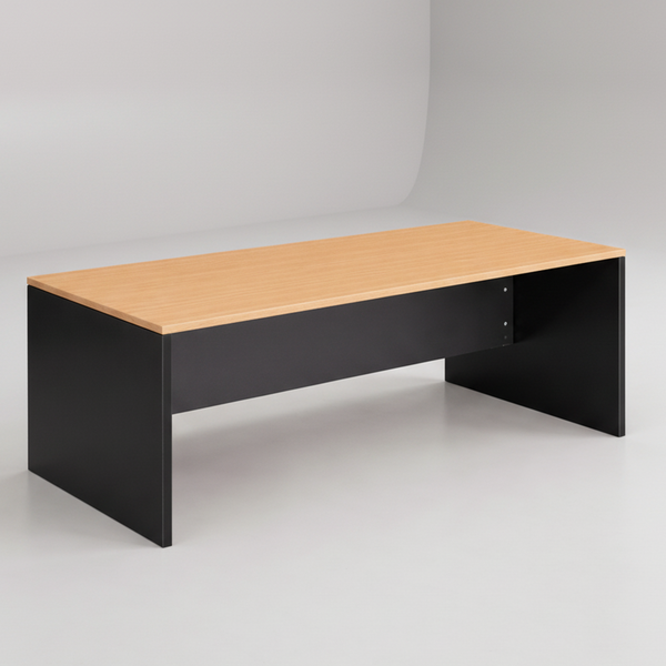 Ergo : Work Desk Beech / Iron Grey