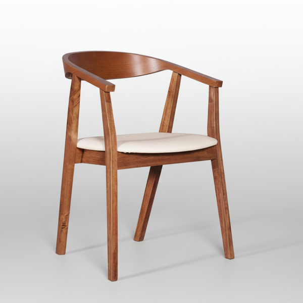 Sweden : Dining Chair Light Walnut Frame
