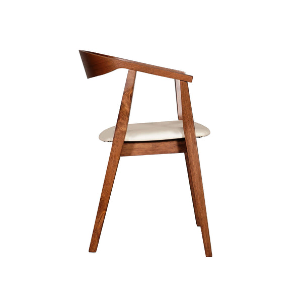 Sweden : Dining Chair Light Walnut Frame