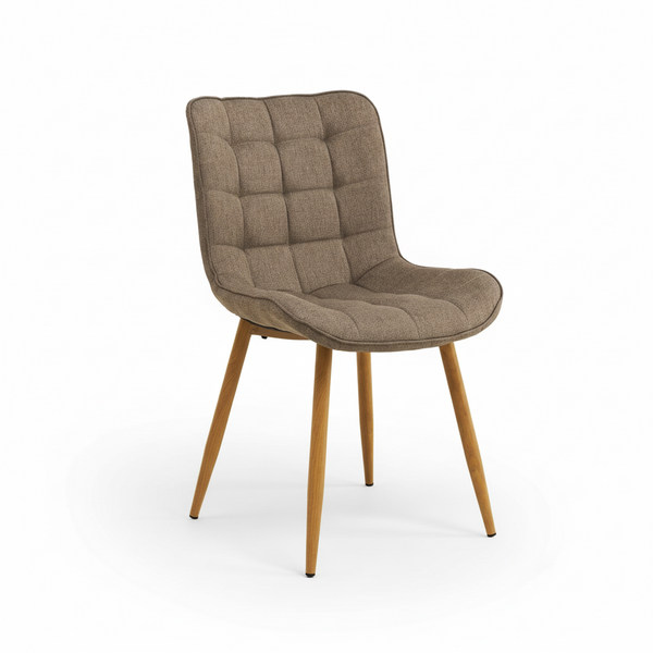 Sydney : Dining Chair Taupe Fabric