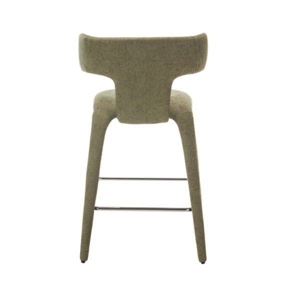 Taj: Bar Stool Olive Fabric
