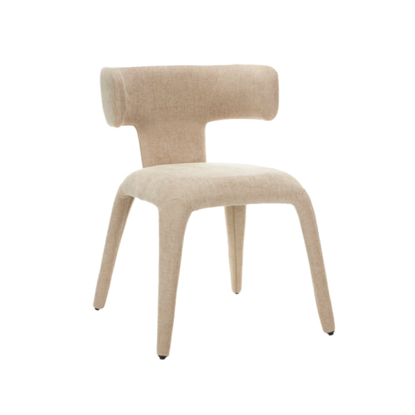 Taj: Dining Chair Beige Fabric
