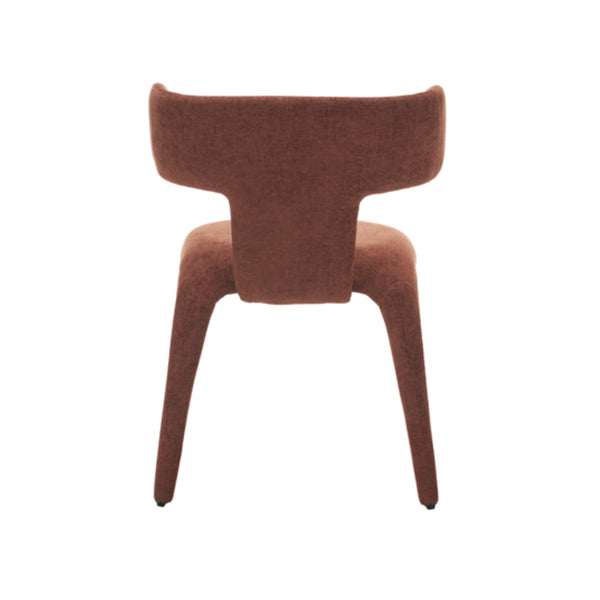 Taj: Dining Chair Brick Fabric