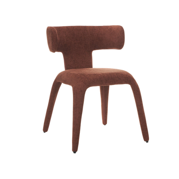 Taj: Dining Chair Brick Fabric