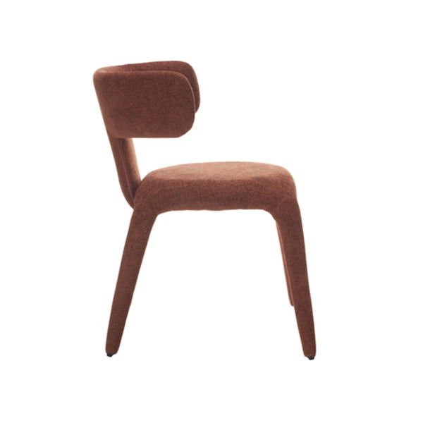 Taj: Dining Chair Brick Fabric