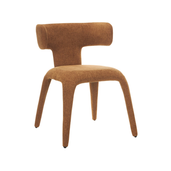 Taj: Dining Chair Copper Fabric