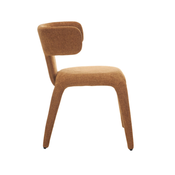 Taj: Dining Chair Copper Fabric