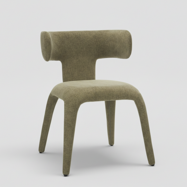 Taj: Dining Chair Olive Fabric