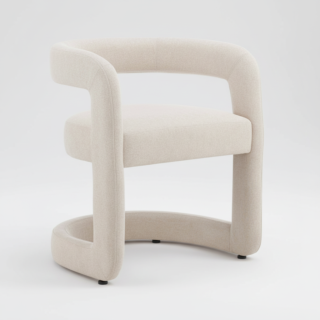 Toronto : Dining Chair with Sand Fabric