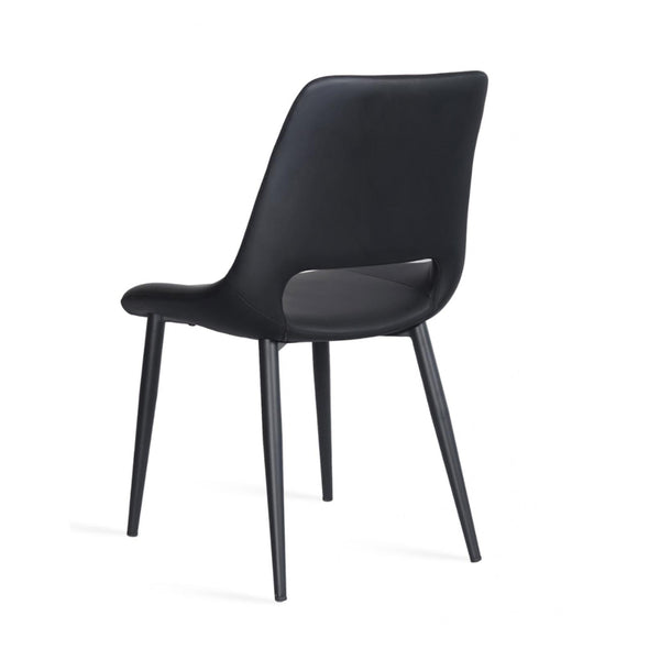 Viena: Dining Chair Black PU