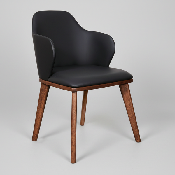 Viva : Dining Chair Light Walnut Frame